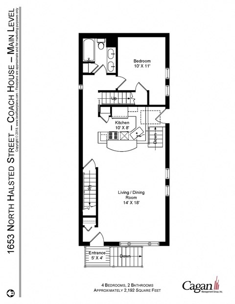 1653 N Halsted St 2-4 Beds Apartment for Rent - Photo Gallery 19